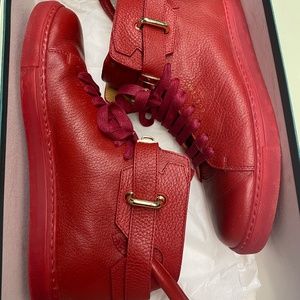 Buscemi High Top Sneakers with Padlock Men
